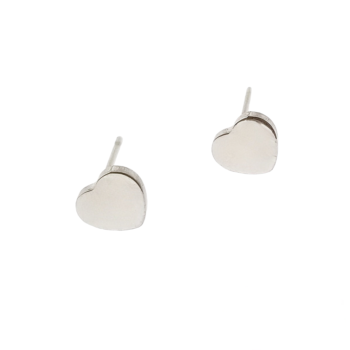Heart Earrings Silver