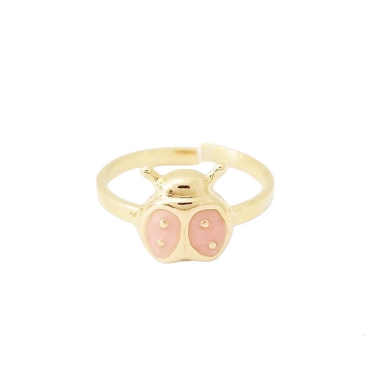 Kids Blush Ladybug Ring