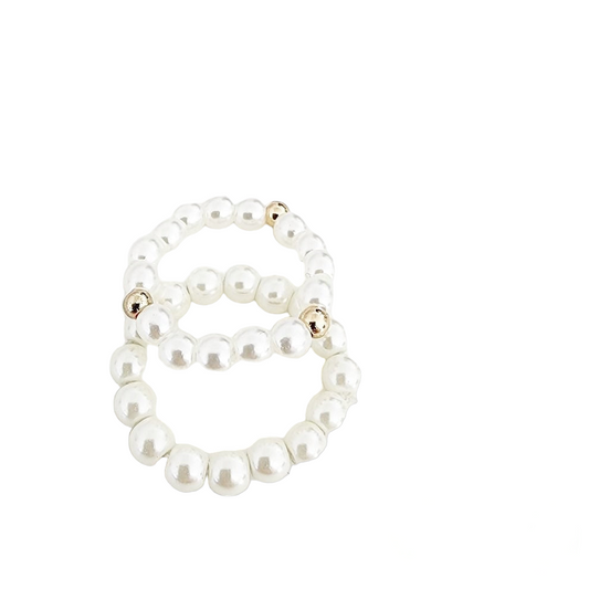 Pearl Beaded Stretch Ring