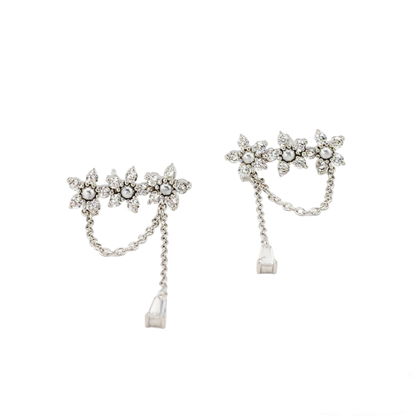 Flower Chain Earrings